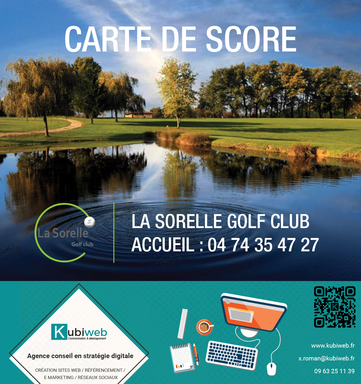 Kubiweb sponsorise le golf de La Sorelle